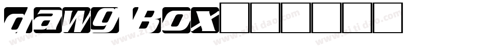 Dawg Box字体转换